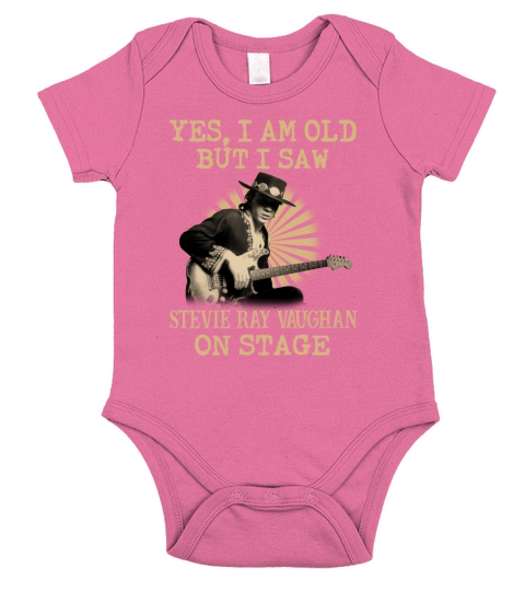STEVIE RAY VAUCGHAN Short Sleeve Baby One-Piece