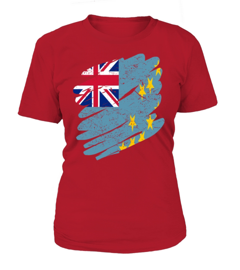 Pinsel Land Heimat Tuvalu Women's T-Shirt