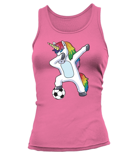 Dabbing Unicorn Soccer Tank top Woman