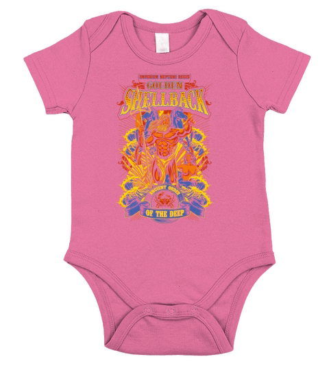 GOLDEN SHELLBACK Short Sleeve Baby One-Piece