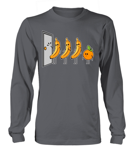 Knock Knock Whos There Banana Orange Women's Long Sleeve