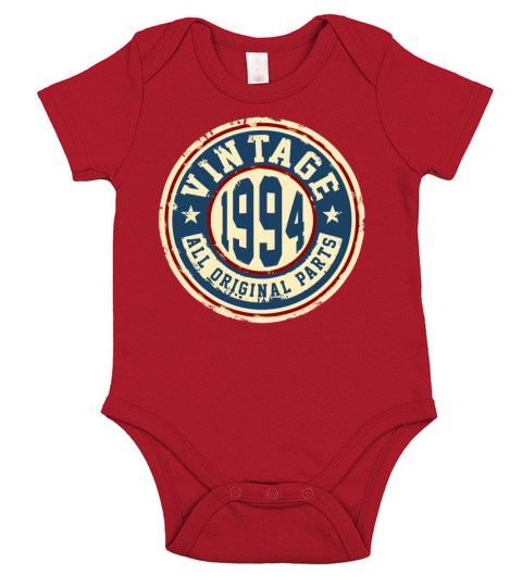 Vintage 1994 Short Sleeve Baby One-Piece