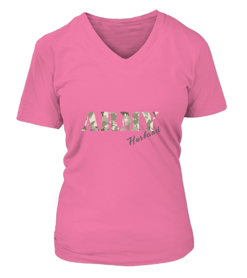 Army Husband T-Shirt SHIRT V-neck T-Shirt Woman
