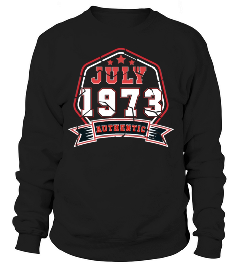 July 1973 Vintage Gift Idea Men's Sweatshirt