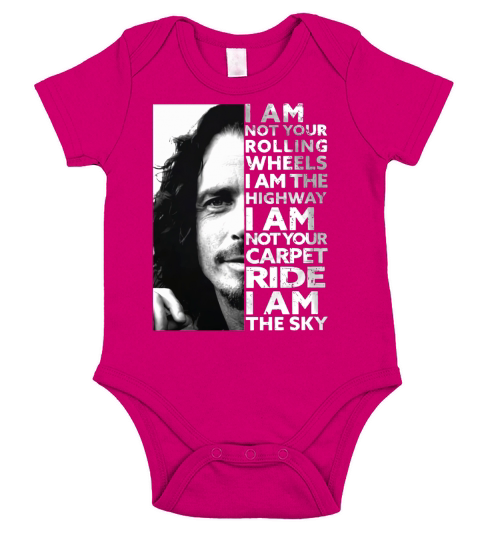 Chris Cornell I am not your rolling wheels I am the highway Short Sleeve Baby One-Piece