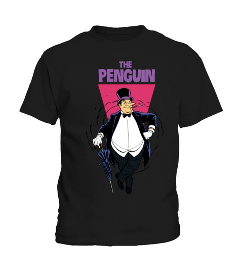 DC Comics Batman Villain The Penguin Vintage Kids T-Shirt