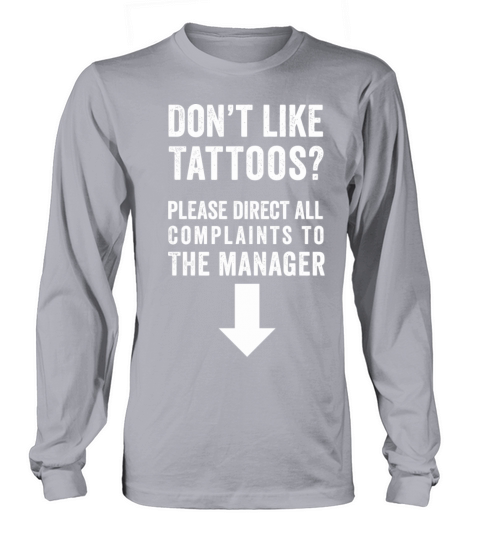 Offensive Tattoo Shirt Adult Humor Gift For Men Long sleeved Unisex