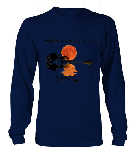 WHISPER WORDS OF WISDOM LET IT BE JUNGLE GUITAR Long sleeved Unisex