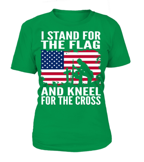 i stand for the flag and kneel for the cross patri Women's T-Shirt