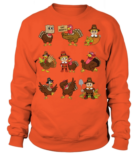 Thanksgiving Turkey Gobbler Pilgrim Women's Sweatshirt