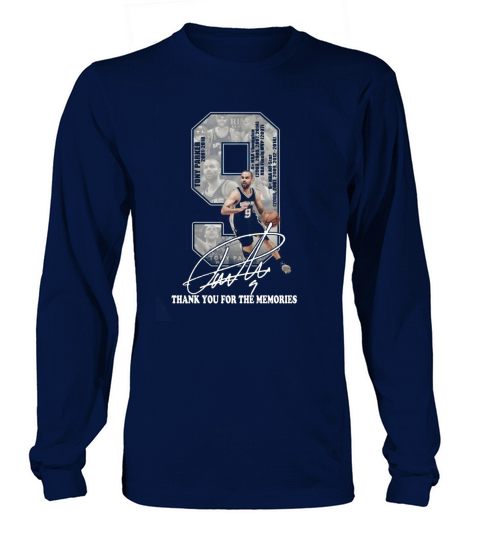 Tony Parker 2001 2018 thank you for the memories Long sleeved Unisex