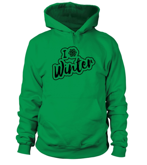 I love Winter Wintersports Christmas Women's Hoodie