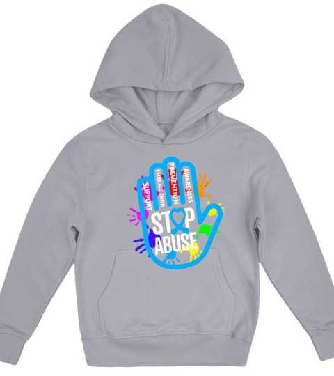 Child Abuse Awareness T Shirt - show your support Kids Hoodie