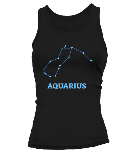 Horoscope Aquarius Constellation Born in February Women's Tank Top