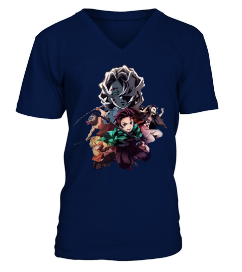 Demon Slayer Men's V-Neck T-shirt