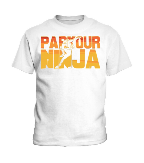 Parkour Ninja Retro Vintage Urban Lovers Kids T-Shirt