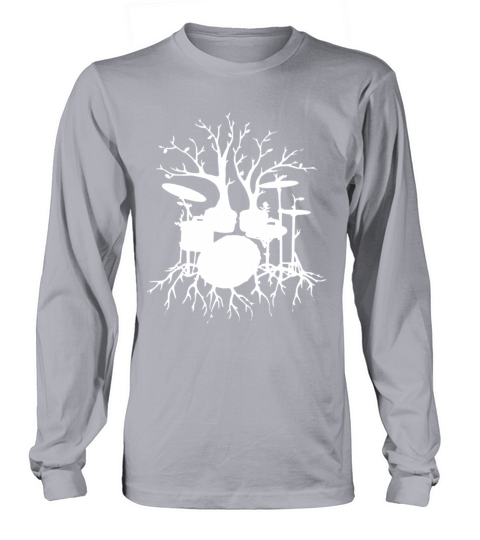Drum Tree Art Music Muscians Gift Idea Tee New Dru Women's Long Sleeve