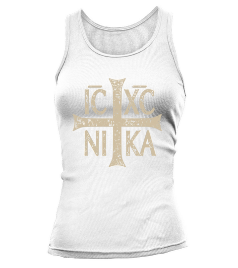 IC XC NIKA Cross Christogram Orthodox Christian  - Coffee Mug Tank top Woman