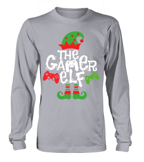 Gamer Elf Family Matching Christmas Group Pajama Men's Long Sleeve