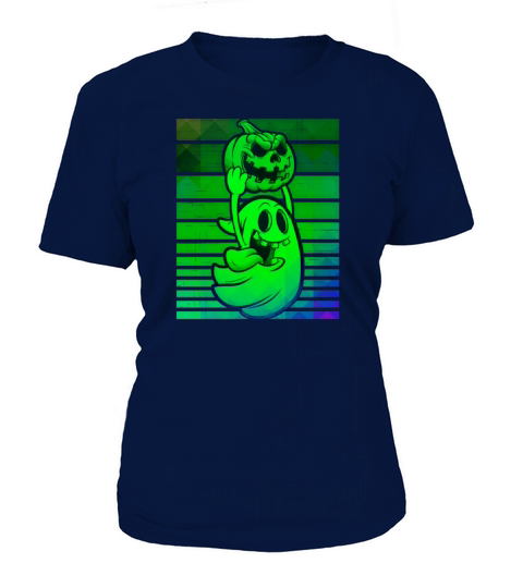 Halloween Ghost Pumpkin Funny skeleton Women's T-Shirt