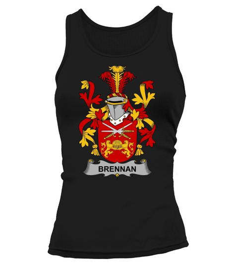 Brennan Family Crest Irish Family Crests II Tank top Woman