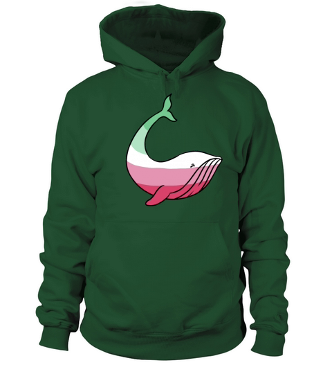 Whale Abrosexual Pride Women's Hoodie