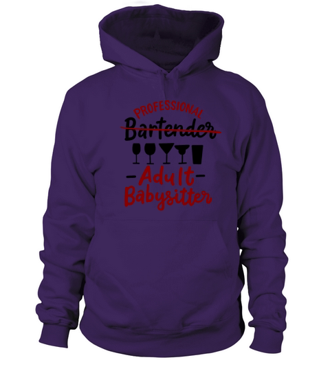 Professional Bartender Adult Babysitter Mixologist Women's Hoodie