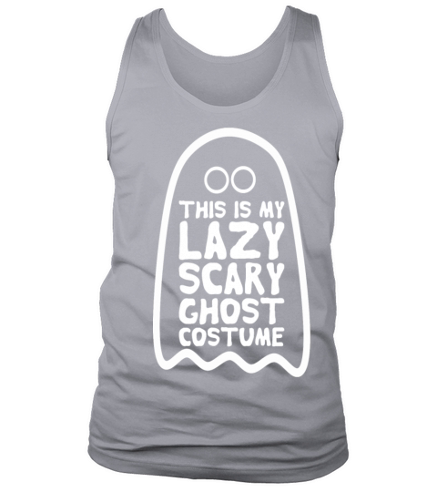 this is my lazy scary ghost costume for Halloween Men's Tank Top