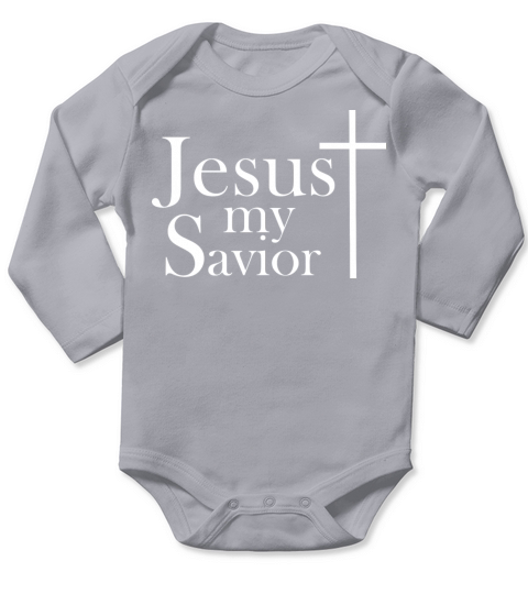 Jesus is my savior Long Sleeve Baby One-Piece