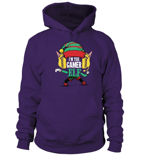 Im The Gamer Elf Gift For A Gamer On Christmas Women's Hoodie