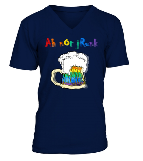 Im not drunk - Ah not jRunk - LGBT Men's V-Neck T-shirt