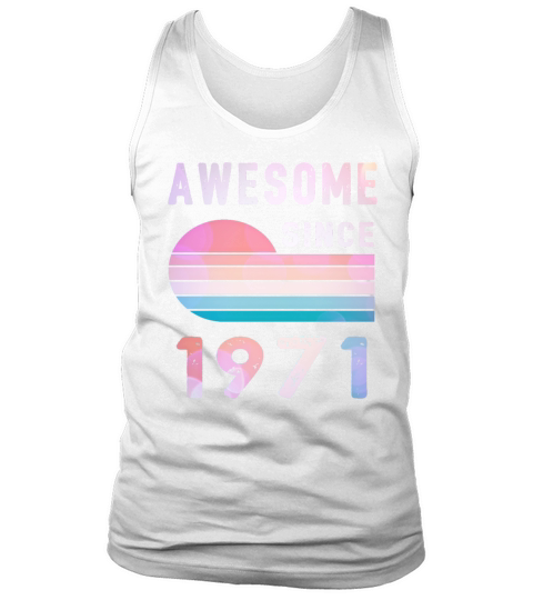 1971 Birthday Retro Vintage Gift 51th Tank Top Unisex