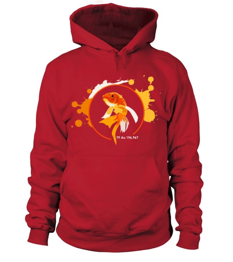 Fish Goldfish AU Gold Au 196.967 Funny Gift Idea Women's Hoodie