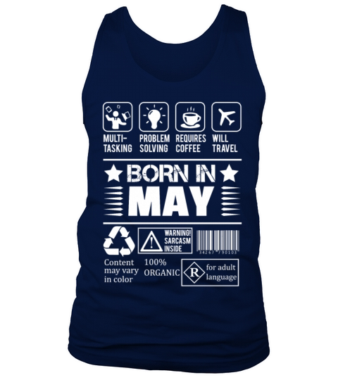 Born In May Men's Tank Top