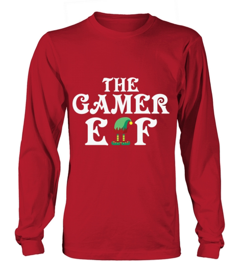 The Gamer Elf Christmas Women's Long Sleeve