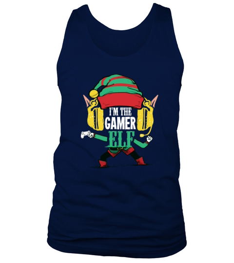 Im The Gamer Elf Gift For A Gamer On Christmas Men's Tank Top