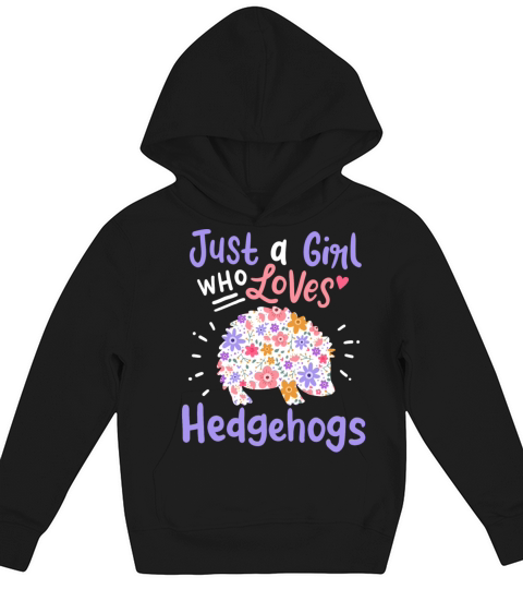 Hedgehogs Hedgehog Lover Kids Hoodie