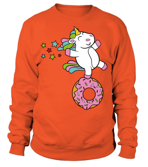 Unicorn Donut Men's Sweatshirt