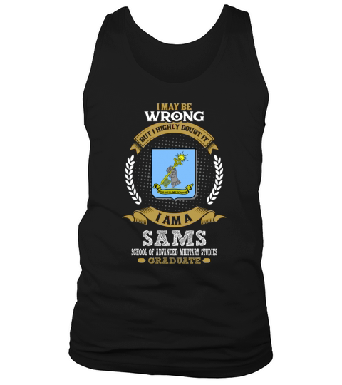 SCHOOL OF ADVANCED MILITARY STUDIES 2017 Tank Top Unisex