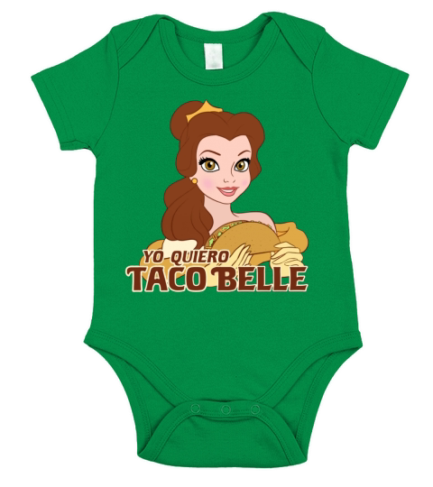 Taco Belle Short Sleeve Baby One-Piece