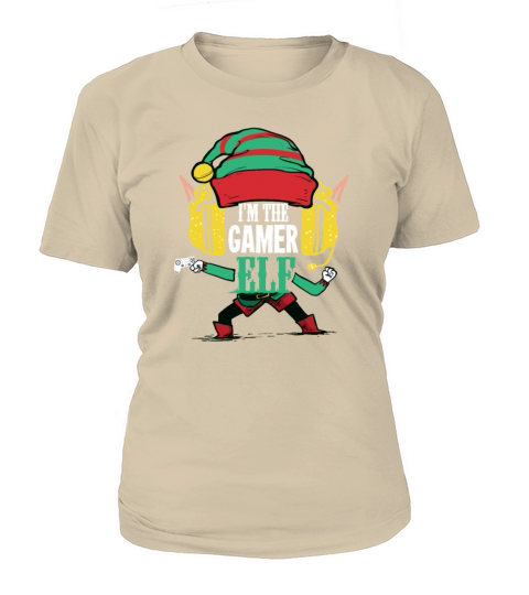 Im The Gamer Elf Gift For A Gamer On Christmas Women's T-Shirt