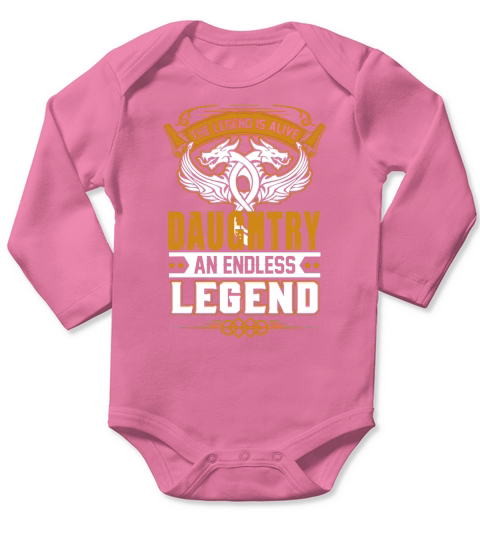 DAUGHTRY AN ENDLESS LEGEND Long Sleeve Baby One-Piece