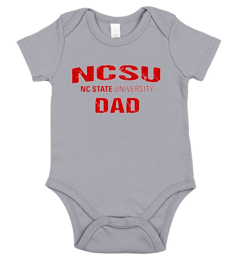 Champion Dad North Carolina State University 2020 Short Sleeve Baby One-Piece