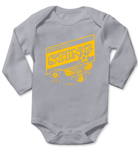 Chicago Sting 1975 Long Sleeve Baby One-Piece