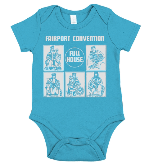 Fairport Convention Band Tshirt Short Sleeve Baby One-Piece