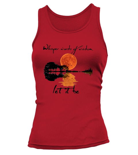 WHISPER WORDS OF WISDOM LET IT BE JUNGLE GUITAR Tank top Woman