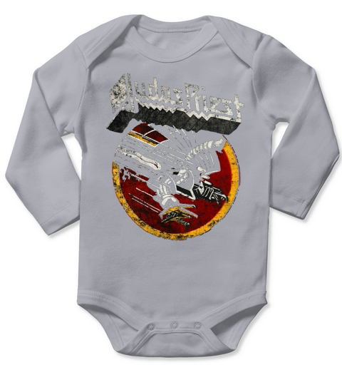 Judas Priest Vintage Long Sleeve Baby One-Piece
