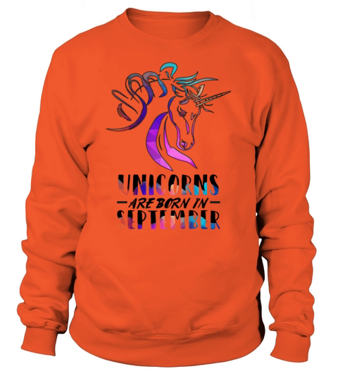 Unicorns are born in September Women's Sweatshirt