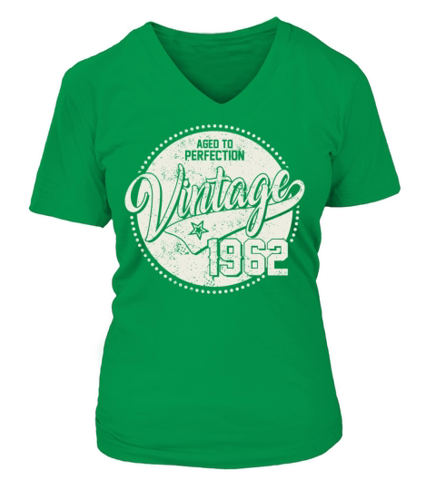 Vintage 1962 - 60 years old - 60th birthday gift V-neck T-Shirt Woman