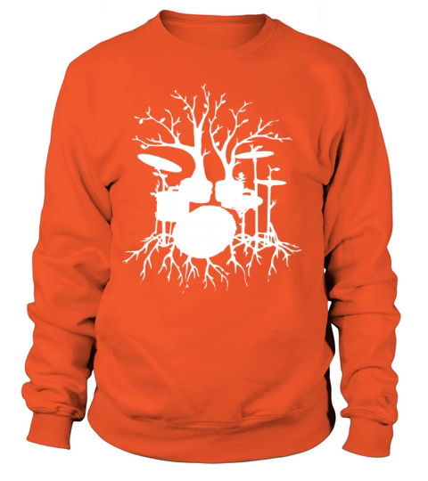Drum Tree Art Music Muscians Gift Idea Tee New Dru Women's Sweatshirt